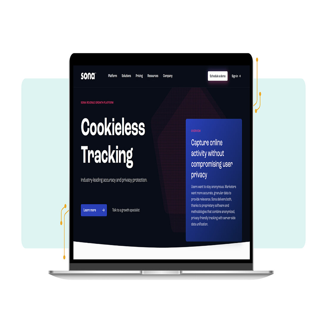 Kochfreie Tracking-Lösung - Sona - TWIPLA Website Intelligence
